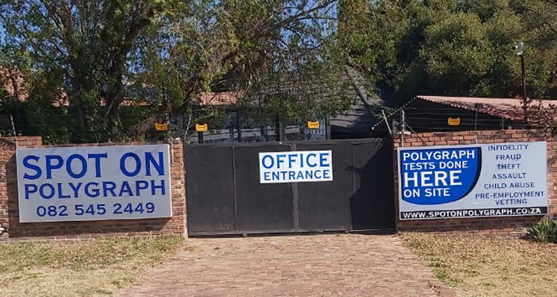 Spot on Polygraph Office Image